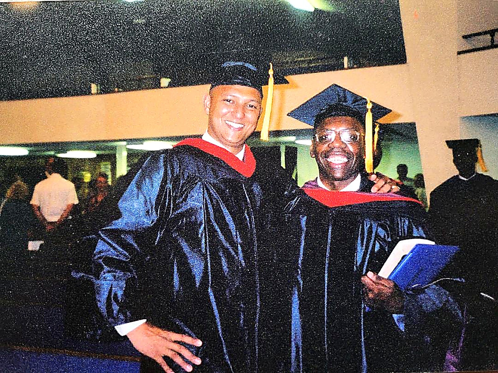 Pastor David Adams and Pastor Kelly at their Landmark Baptist College graduation